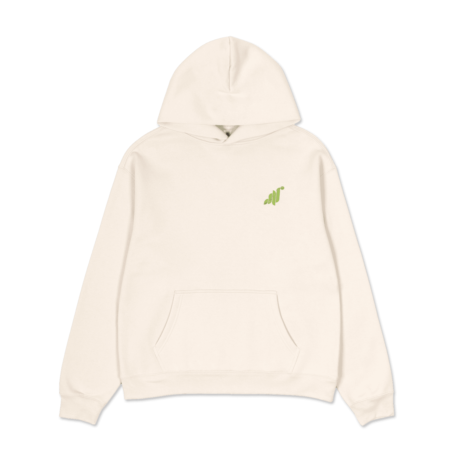 Grass Logo Hoodie - Natural