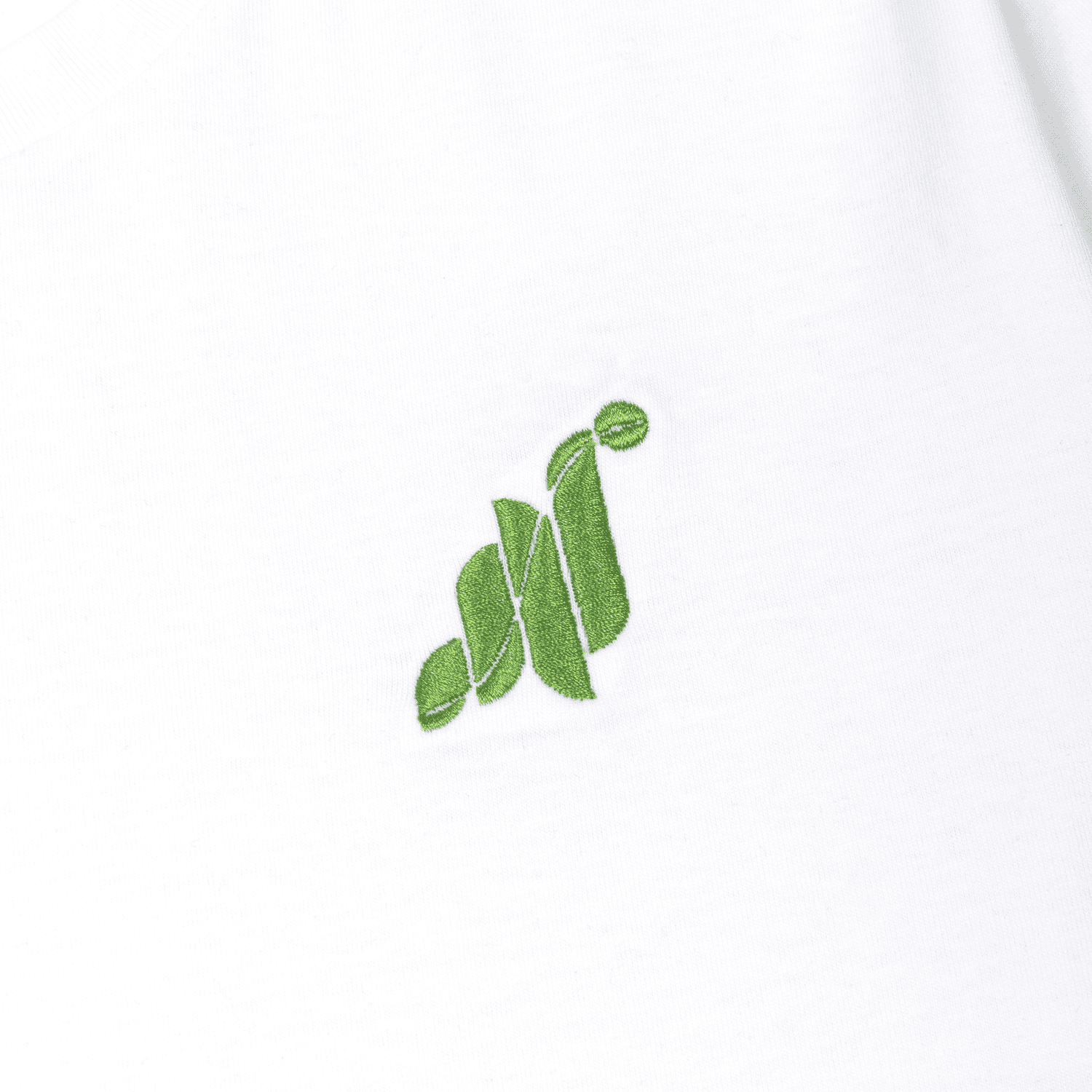 Grass Logo Tee - White