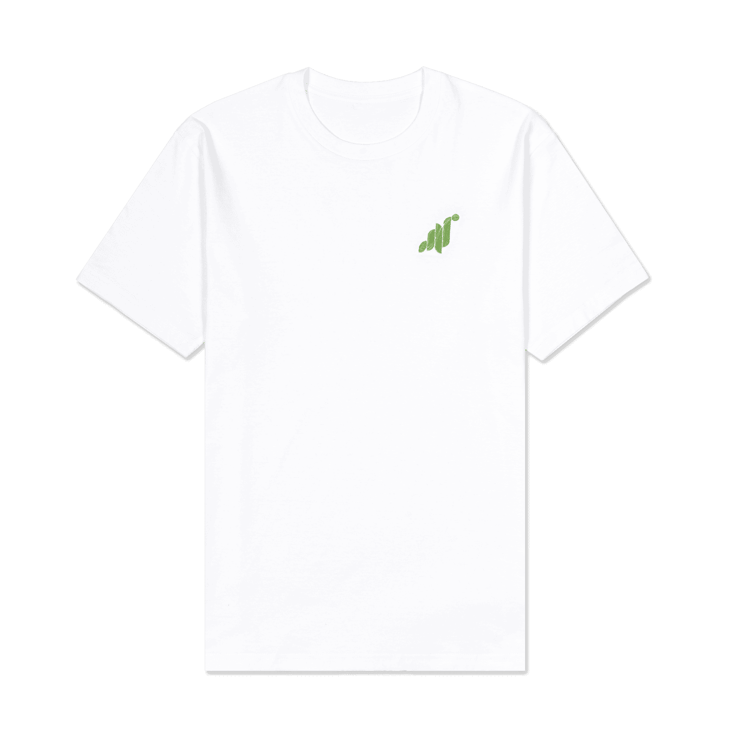 Grass Logo Tee - White